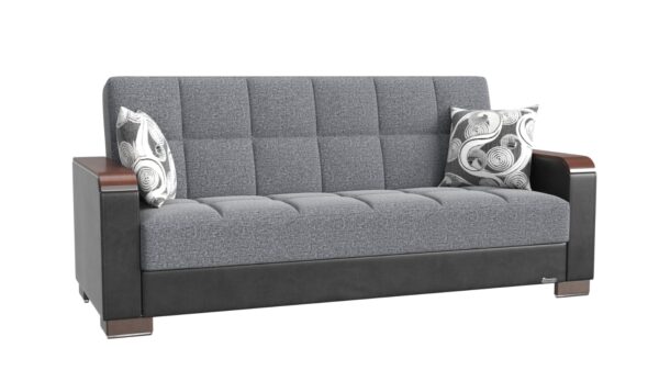 "Space-Saving Sofa Cum Bed with Storage"